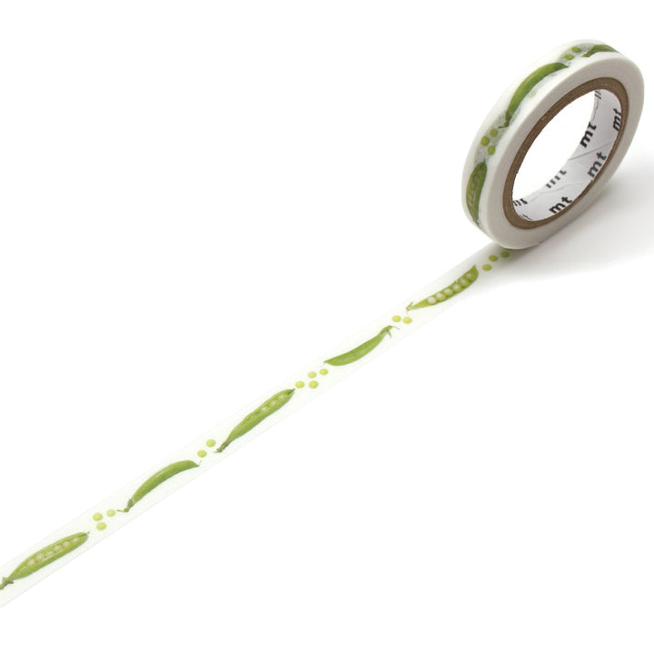 MT EX Washi Tape Snap Pea — pattern detail