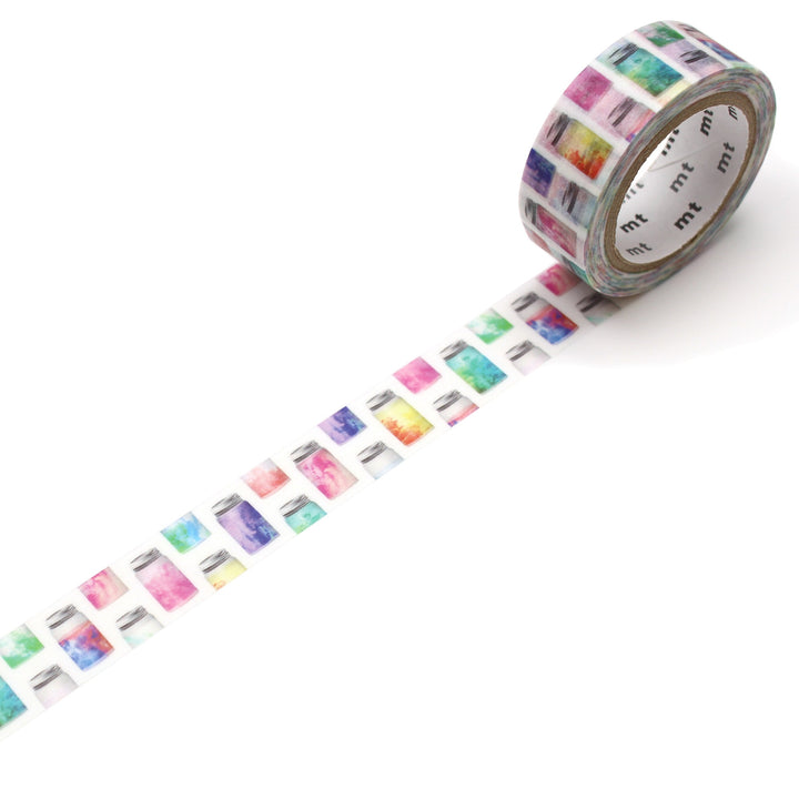 MT EX Washi Tape - Colorful Jar — pattern detail