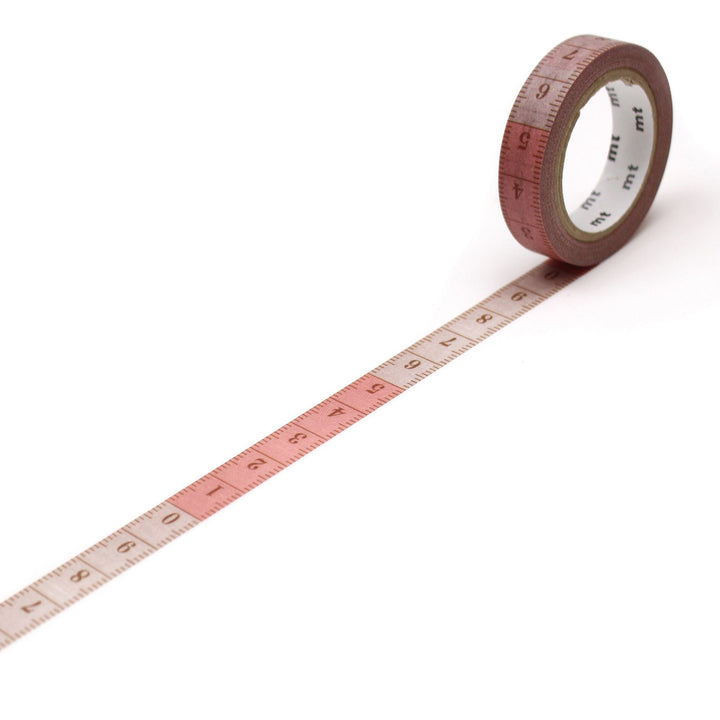 MT EX Washi Tape Sewing Measure — roll front