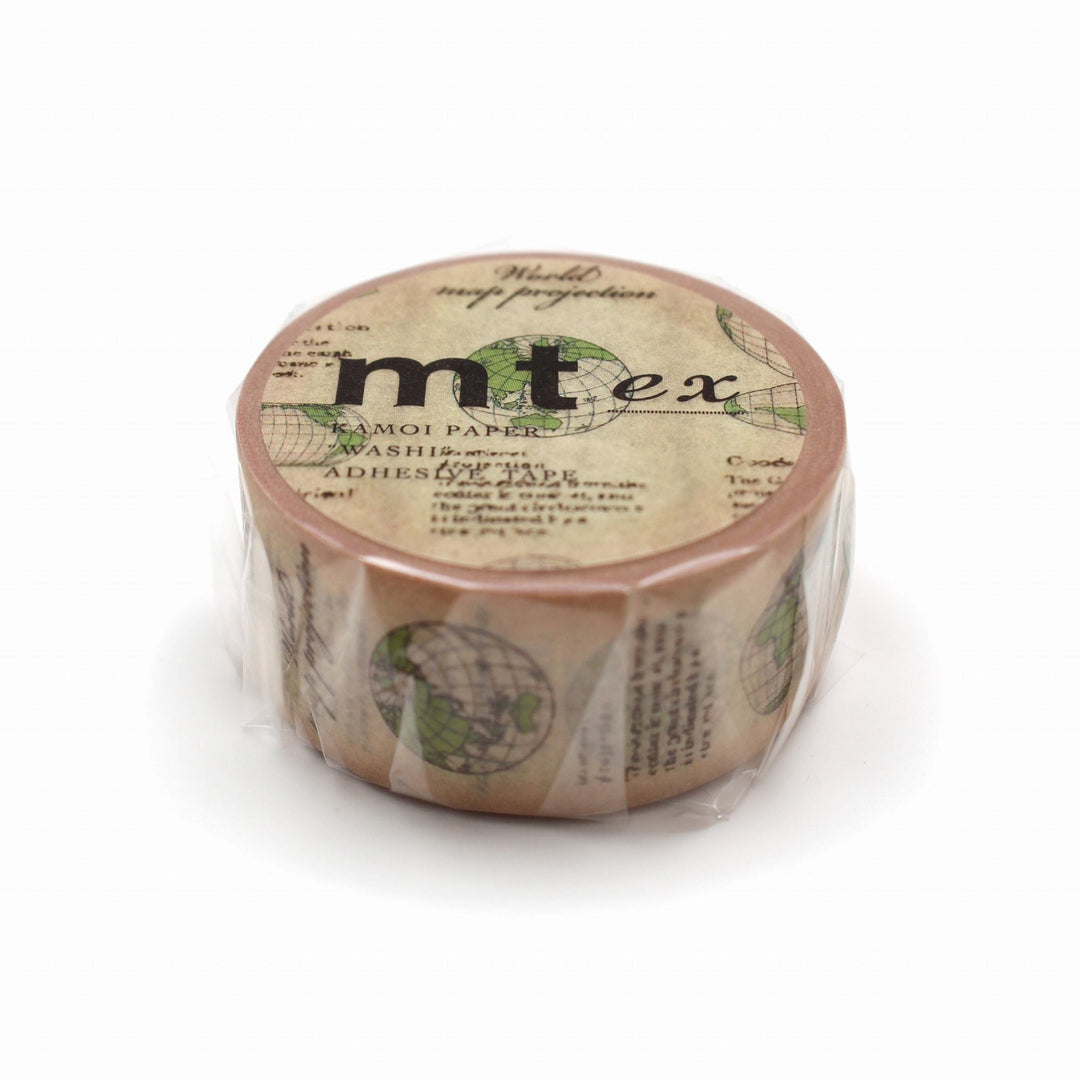 MT EX Washi Tape Map Projection — pattern detail