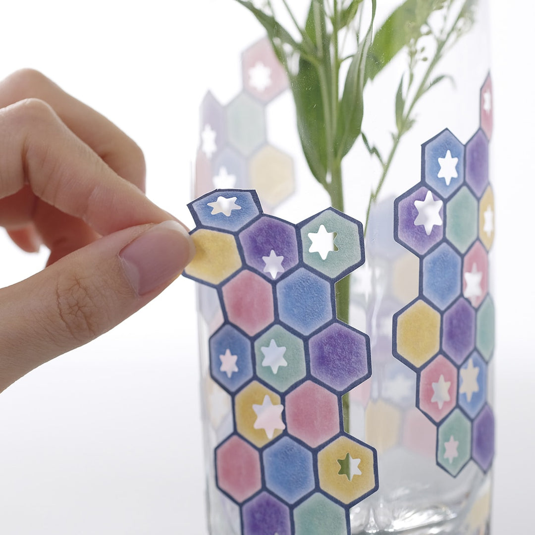 MT Fab Washi Tape - Stretching Shape — roll side