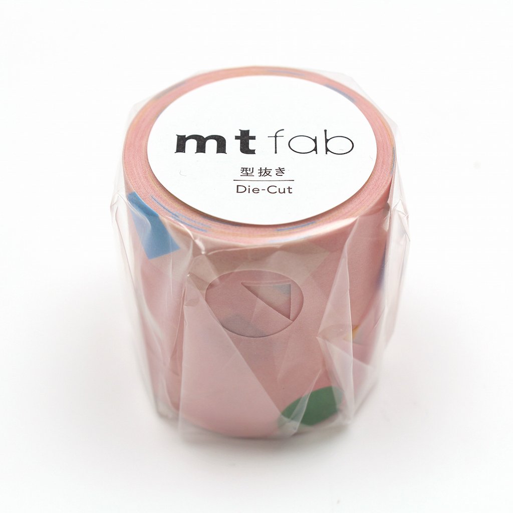 MT Fab Washi Tape - Stretching Shape — applied on surface