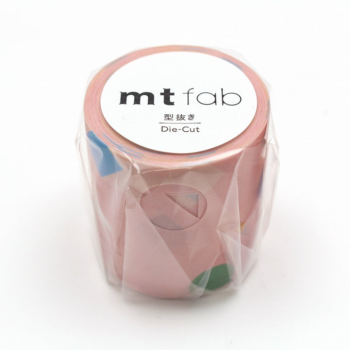 MT Fab Washi Tape - Stretching Shape — applied on surface