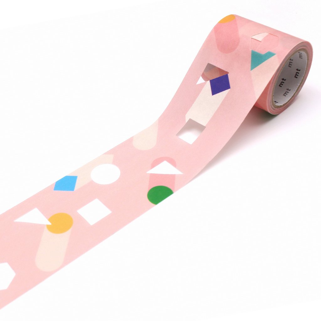 MT Fab Washi Tape - Stretching Shape — pattern detail