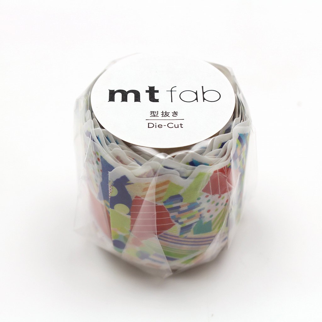 MT Fab Washi Tape - Torn Paper — applied on surface