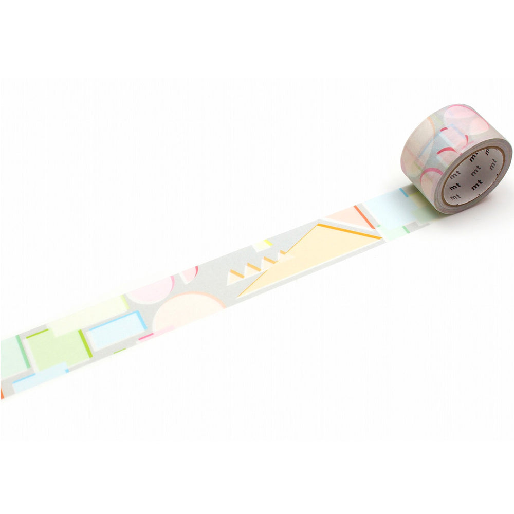 MT KakuKaku Write And Draw Washi Tape - Geometry — pattern detail