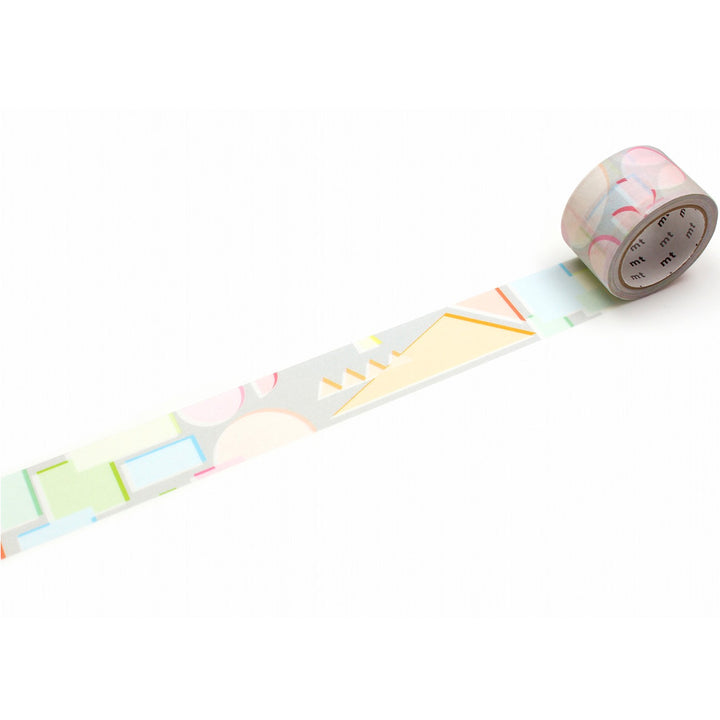 MT KakuKaku Write And Draw Washi Tape - Geometry — pattern detail