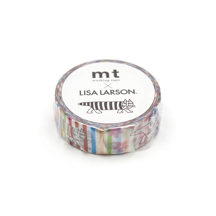 MT x Lisa Larson Washi Tape - Mikey Pattern — applied on surface