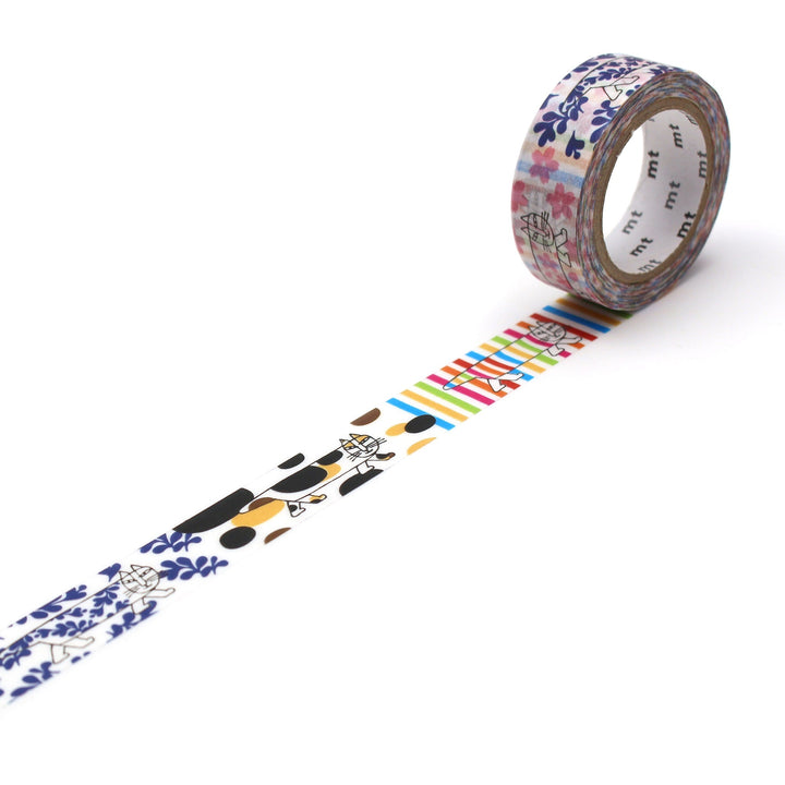 MT x Lisa Larson Washi Tape - Mikey Pattern — pattern detail