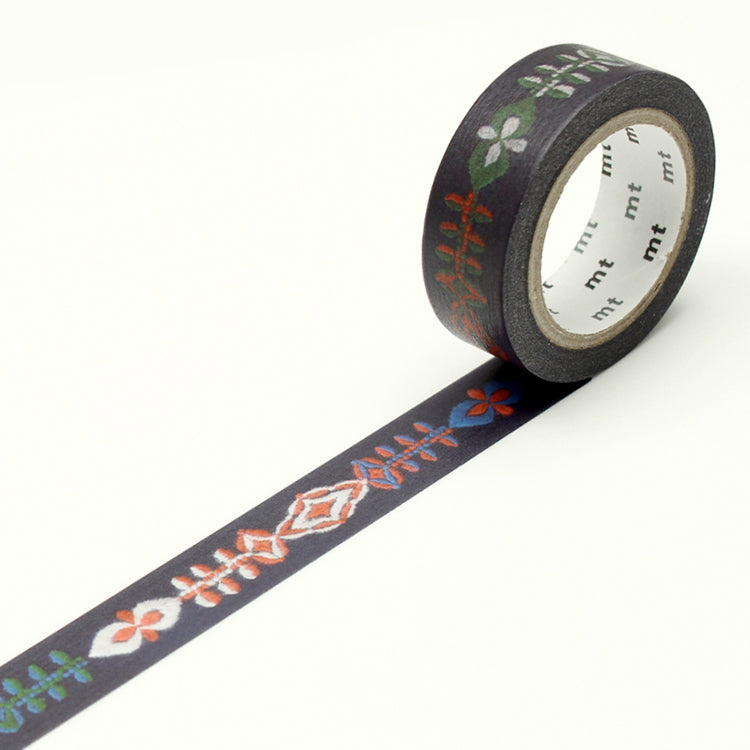 MT x Mina Perhonen Washi Tape - Petal Flame — pattern detail