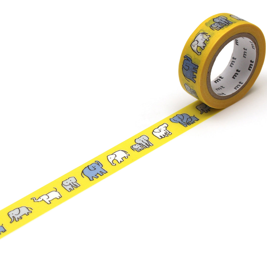 MT x SOU・SOU Washi Tape - Zou — pattern detail