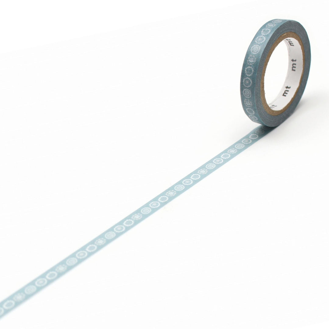 MT x SOU・SOU Washi Tape - Floral Embroidery — pattern detail