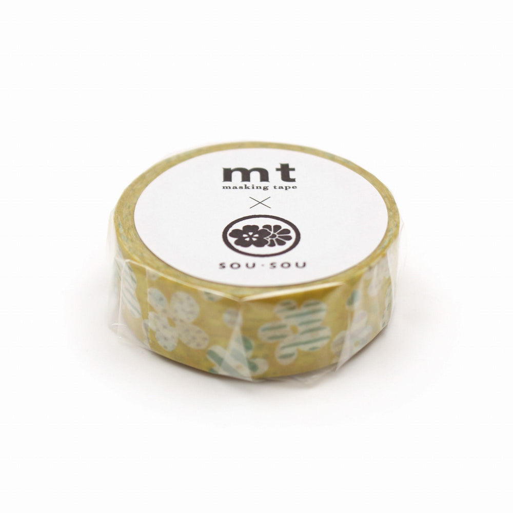 MT x SOU・SOU Washi Tape Blooming — pattern detail