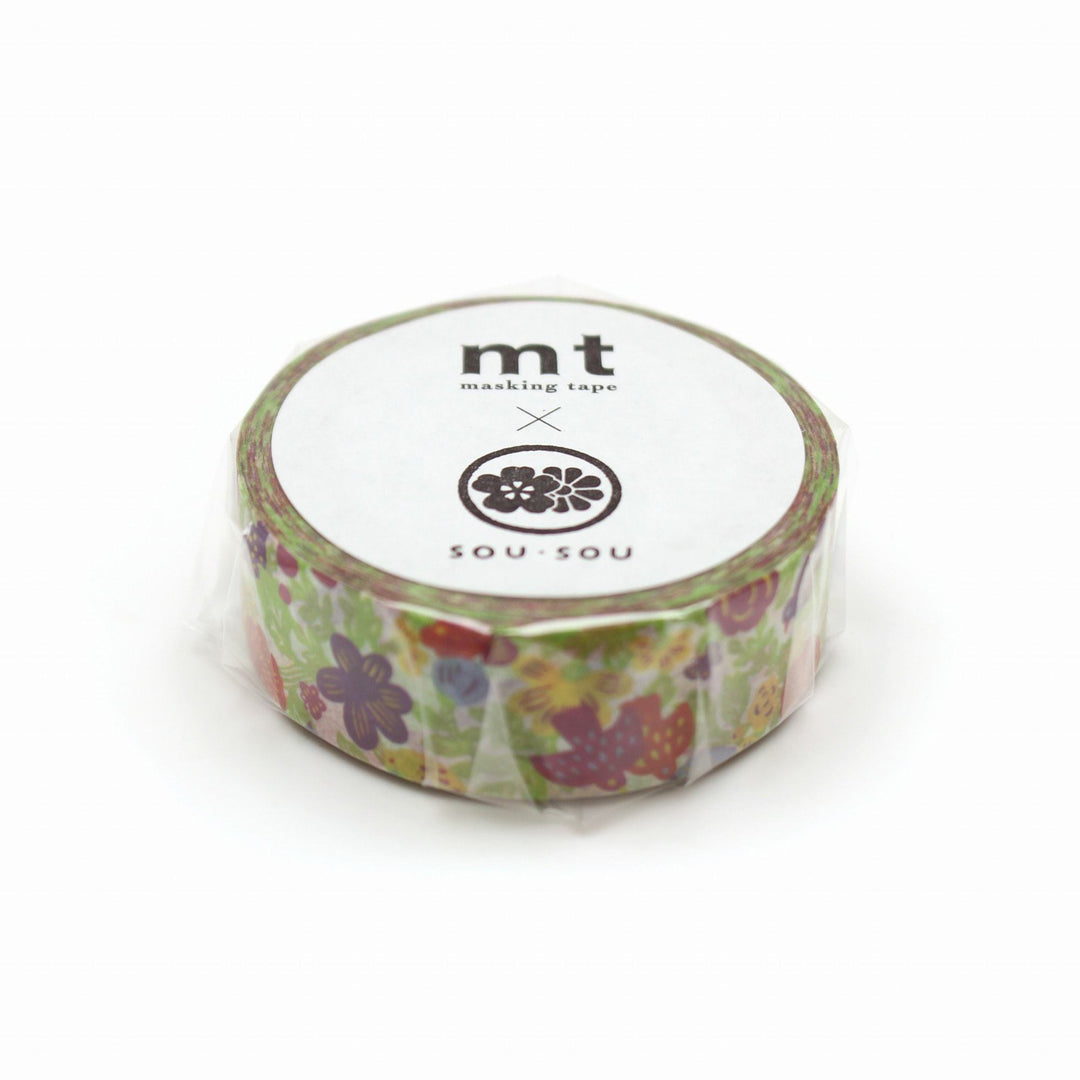 MT x SOU・SOU Washi Tape Bird — applied on surface
