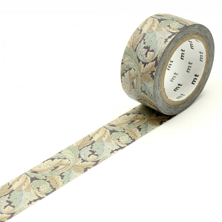 MT x William Morris Washi Tape - Acanthus — pattern detail