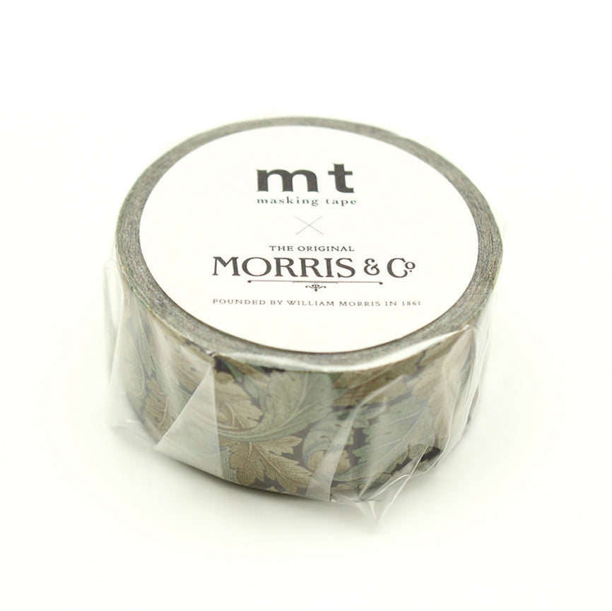 MT x William Morris Washi Tape - Acanthus — applied on surface
