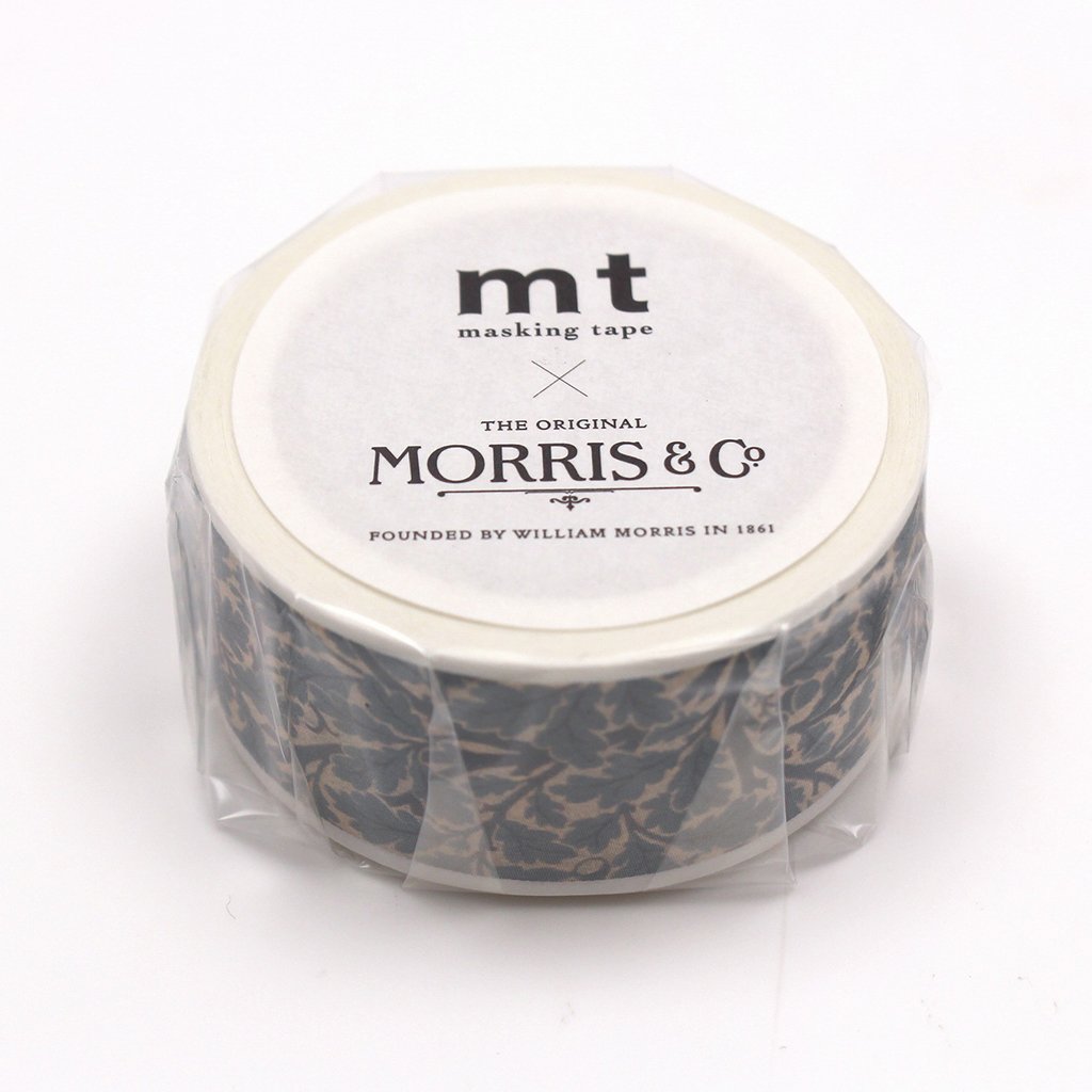 MT x William Morris Washi Tape - Oaktree — applied on surface