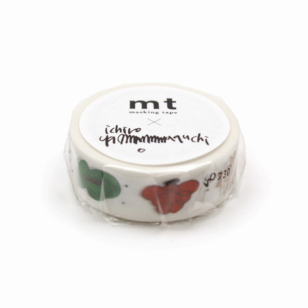 MT x Yamaguchi Ichiro Washi Tape - Hana — applied on surface