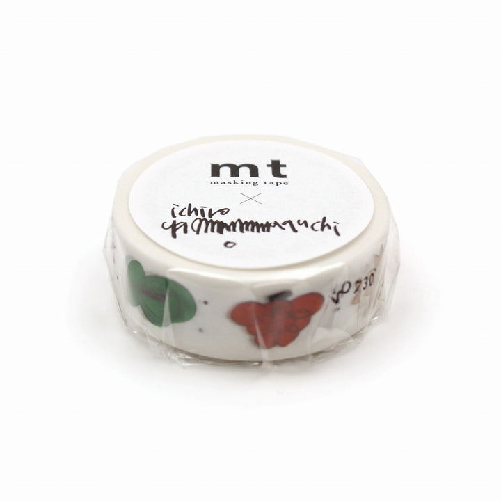 MT x Yamaguchi Ichiro Washi Tape - Hana — applied on surface