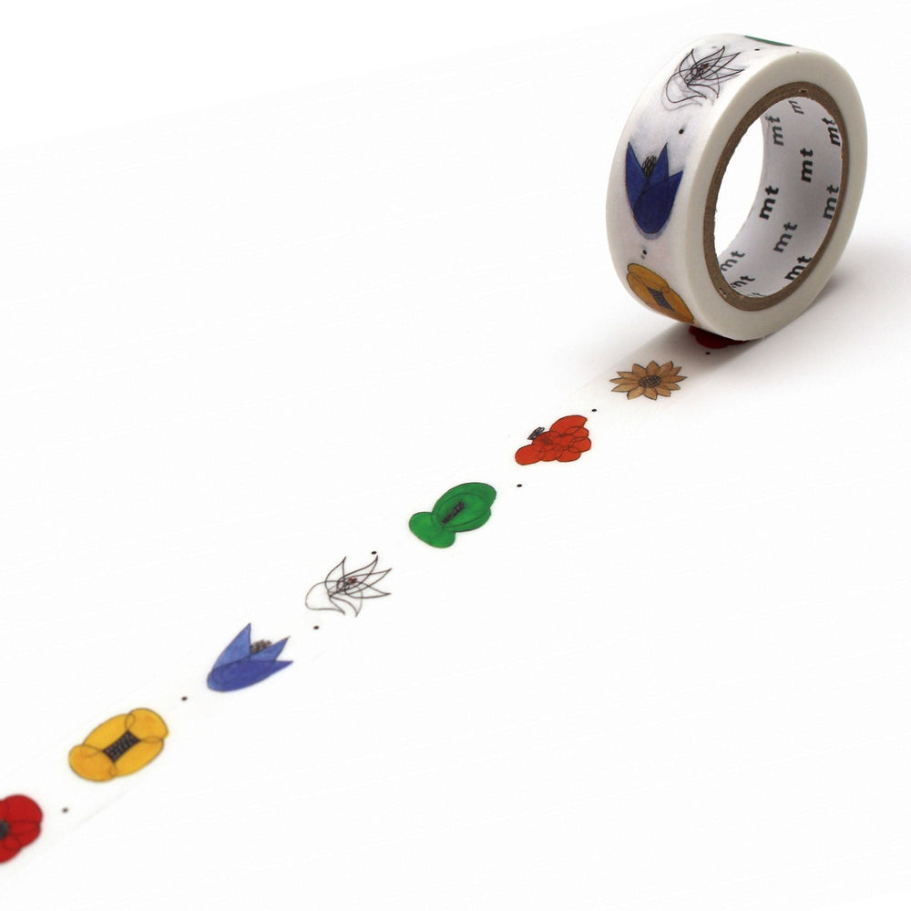 MT x Yamaguchi Ichiro Washi Tape - Hana — pattern detail