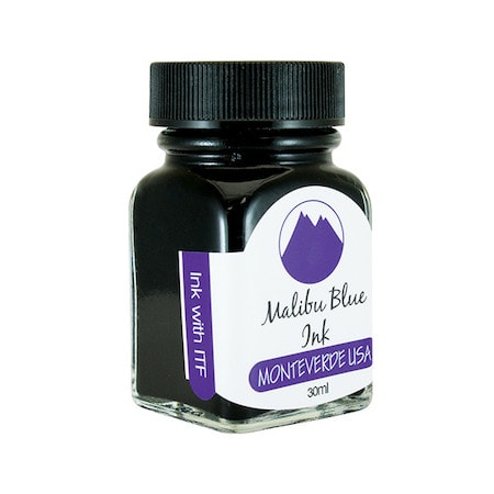 Monteverde 30ml Ink Bottle Malibu Blue — bottle front