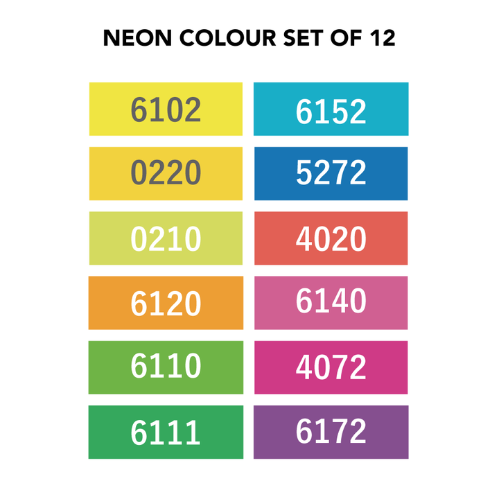 Karin Markers BrushmakerPro Neon Colour 27C12 Set of 12 — detail view