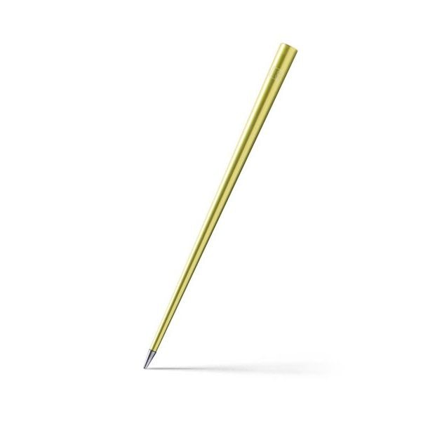 Napkin Forever Prima Inkless Pen - Yellow Lime — side view