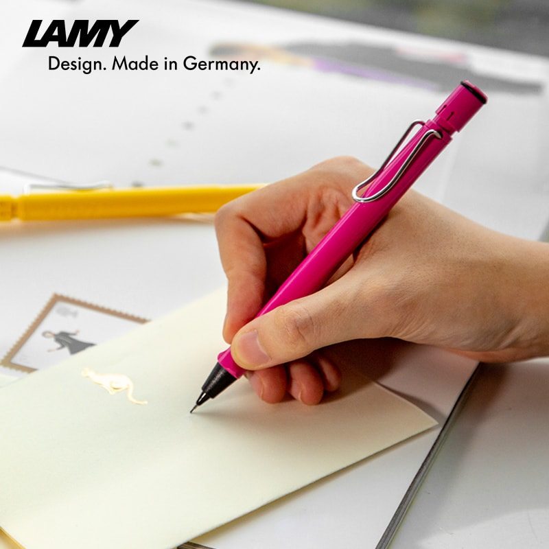 Lamy Safari Mechanical Pencil Black — engraving example