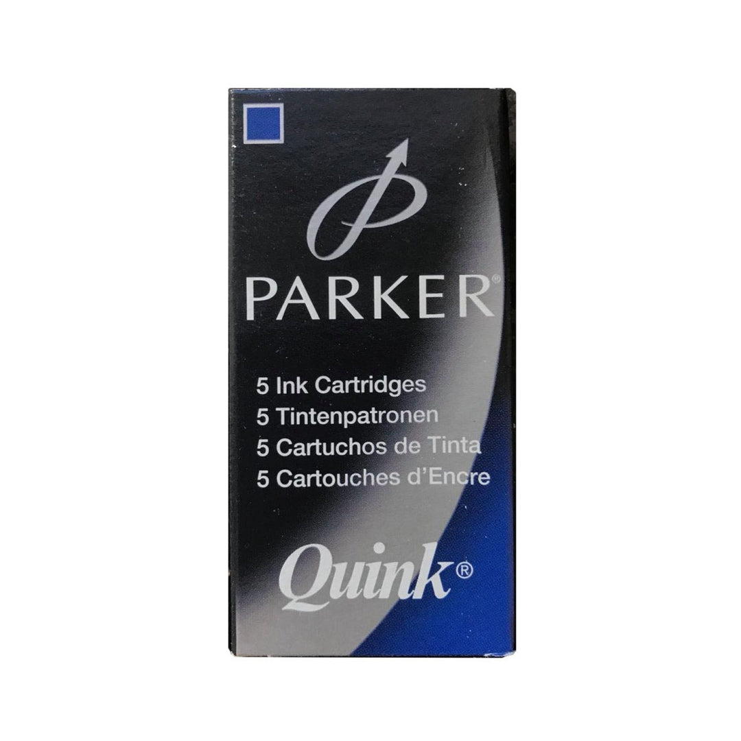 Parker Quink Ink Cartridge Blue Black — bottle front