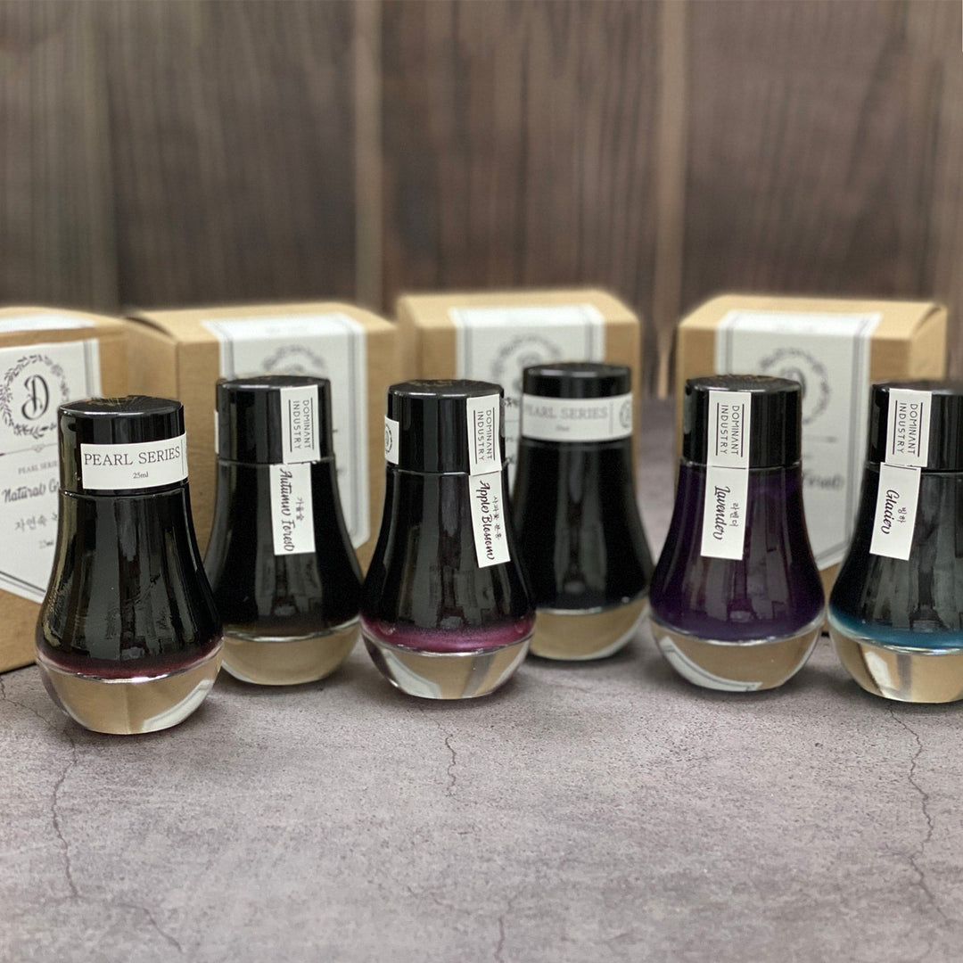 Dominant Industry Pearl 25ml Ink Bottle Fairy Forest 017 — colour swatch on paper