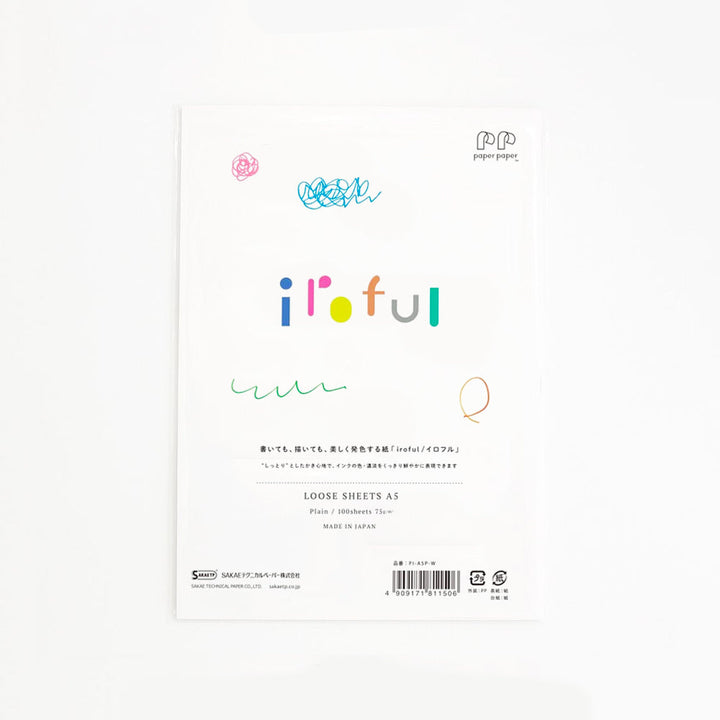 Sakae TP Iroful A5 Loose Sheets (Plain) — front view