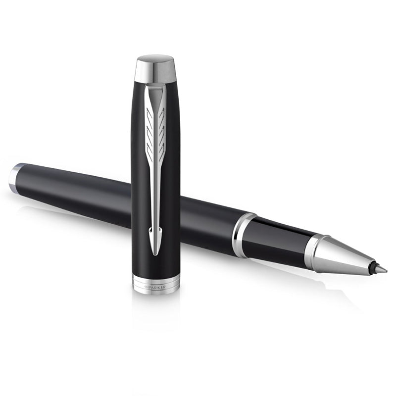 Parker IM Essential Matte Black CT Rollerball Pen — engraving example