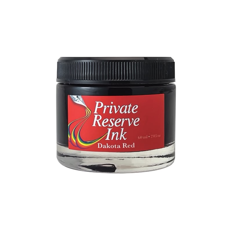 Private Reserve 60ml Ink Bottle Dakota Red — bottle front