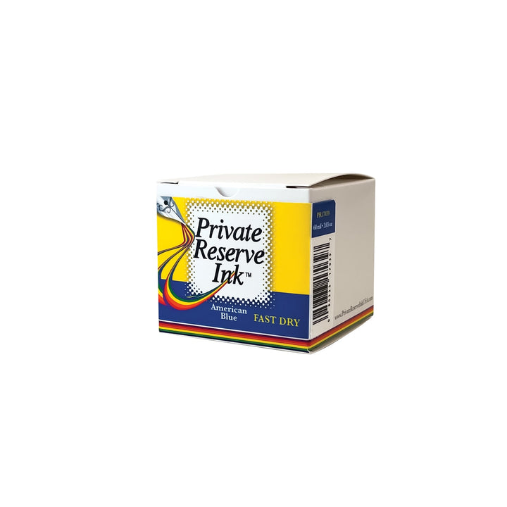 Private Reserve 60ml Ink Bottle American Blue, FAST DRY — cap detail