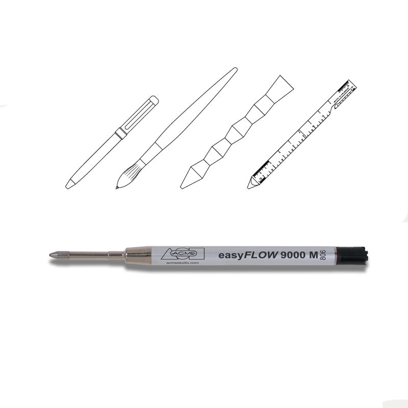 Acme Studio Easy Flow Refill Black — capped