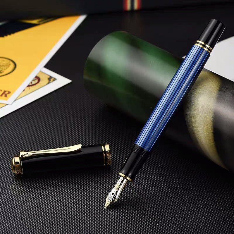 Pelikan Souverän® M800 Fountain Pen Black-Blue [Pre-Order] — with packaging