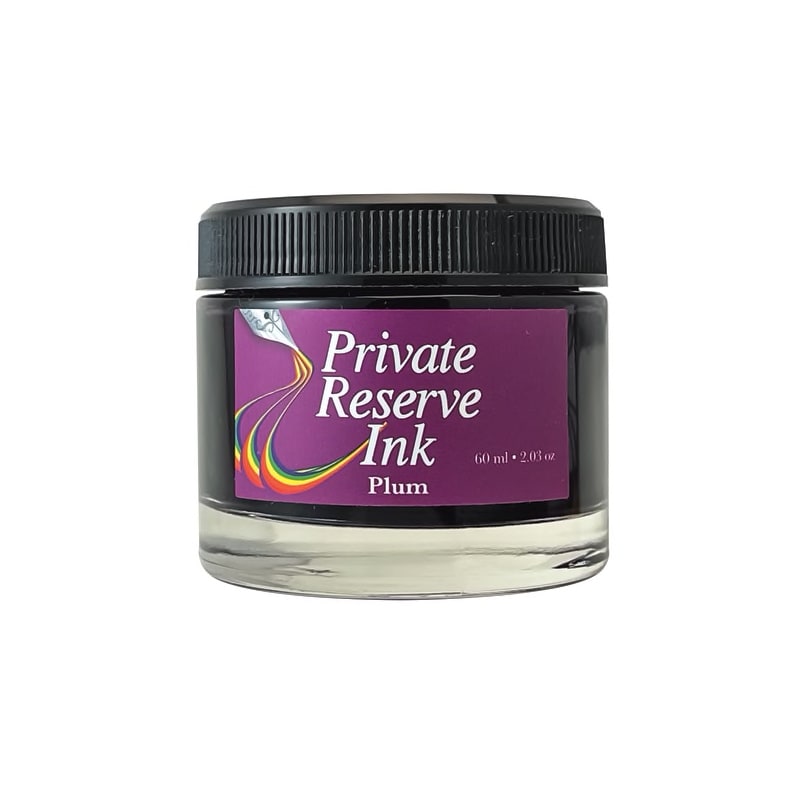 Private Reserve 60ml Ink Bottle Plum — bottle front