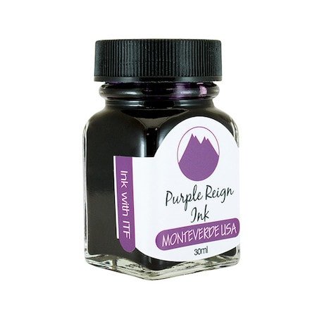 Monteverde 30ml Ink Bottle Purple Reign — bottle front