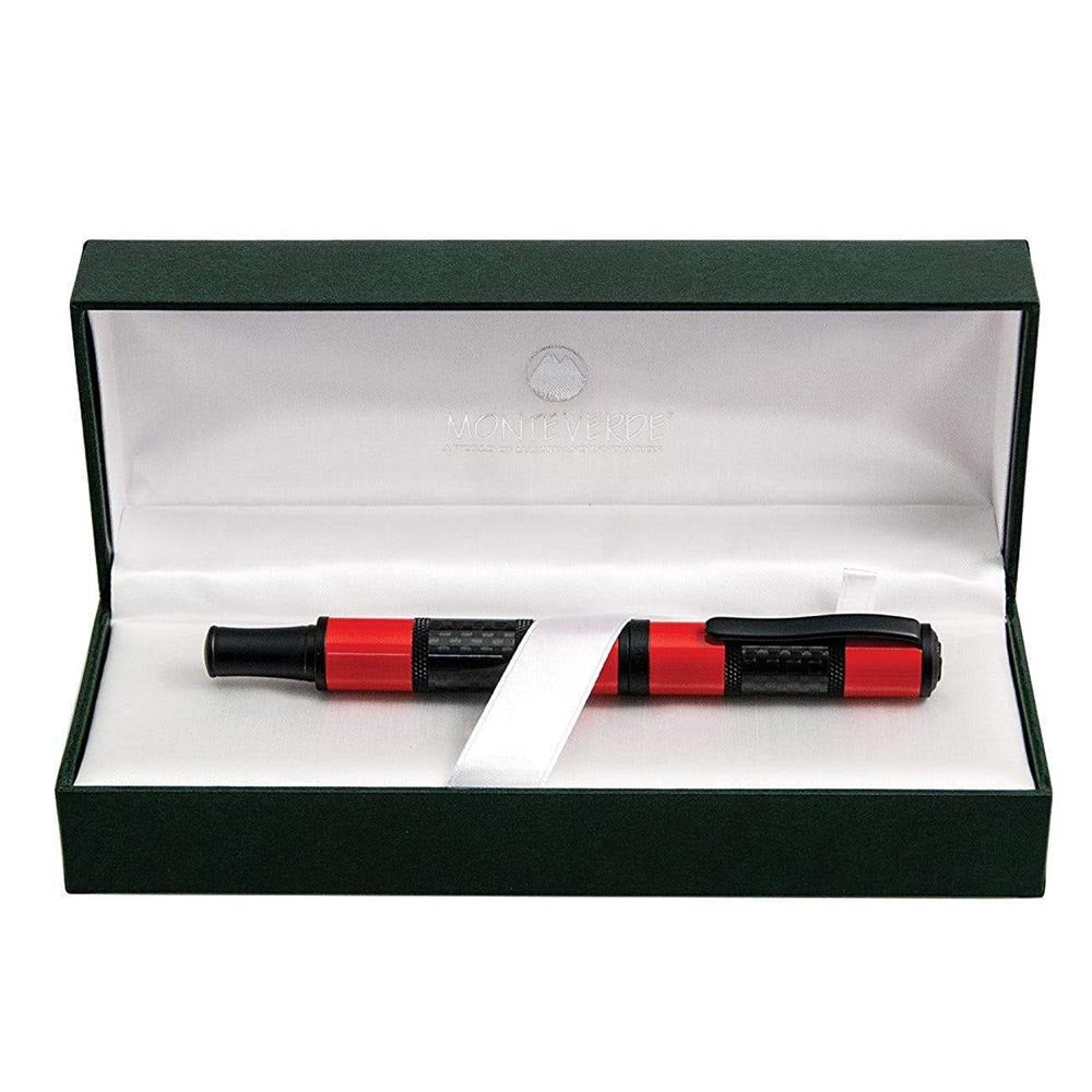 Monteverde Regatta Sport Fountain Pen Red — engraving example