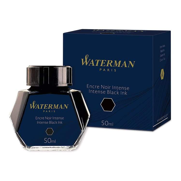 Waterman 50ml Ink Bottle — bottle at angle