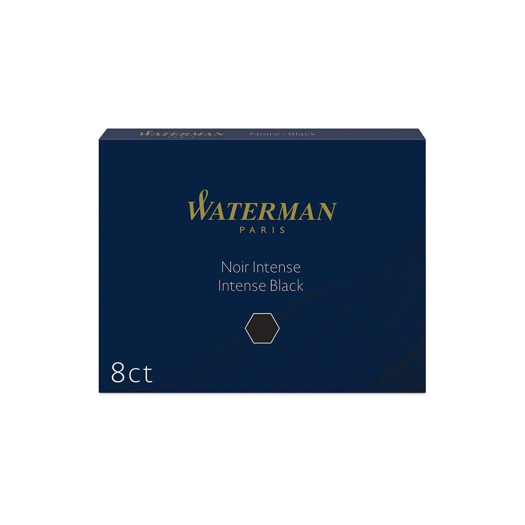 Waterman Long Standard Ink Cartridge Pack of 8 — bottle front