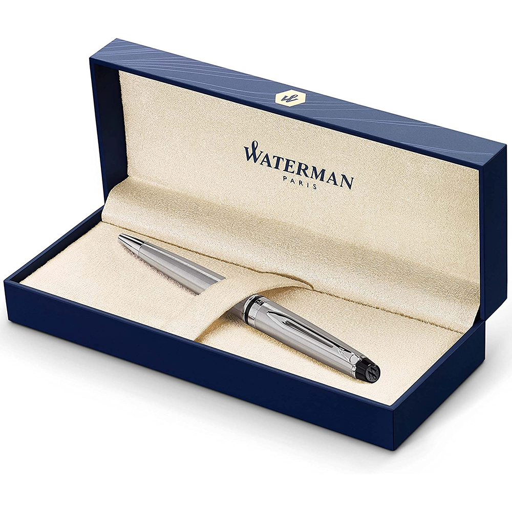 Waterman Expert3 Stainless Steel CT Ballpoint Pen — engraving example