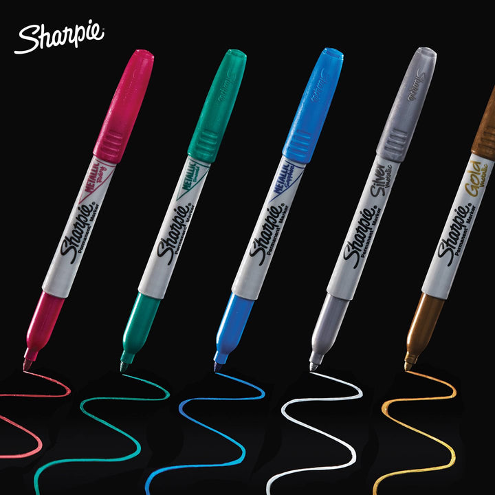 Sharpie Metallic Fine Point Permanent Markers — front view