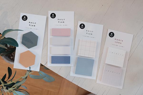 Suatelier Daily Deco Stickers -  Month Long Sticky Memo — in use
