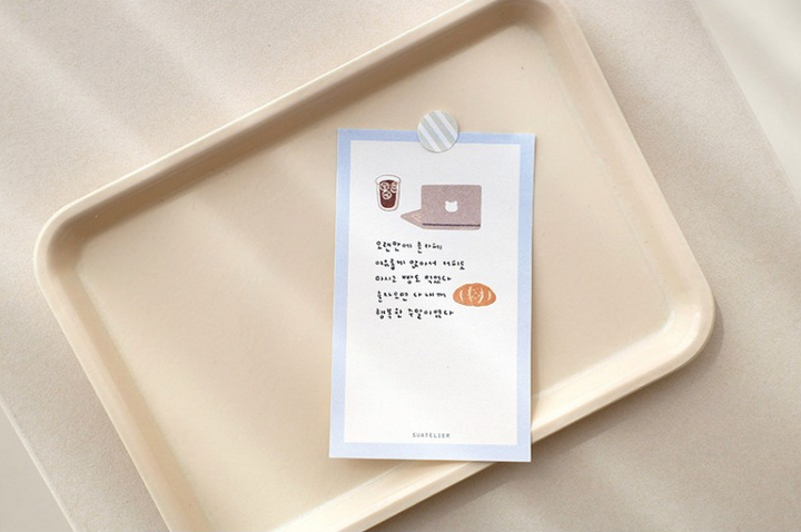 Suatelier Plain.69 Sticker — with packaging