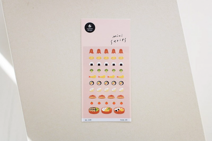 Suatelier Sticker Mini Series - Food.05 Bento — flat lay