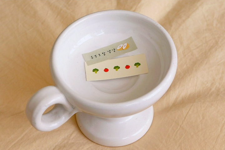 Suatelier Sticker Mini Series - Food.05 Bento — flat lay