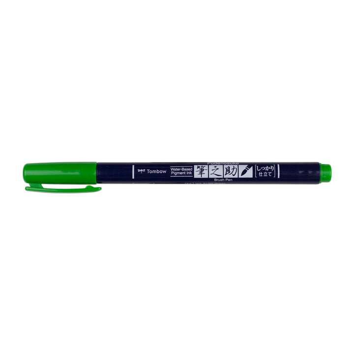 Tombow Fudenosuke Colour Hard Tip Brush Pen — angle view