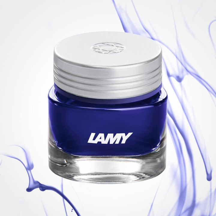 Lamy T53 30ml Crystal Ink Bottle — colour swatch on paper
