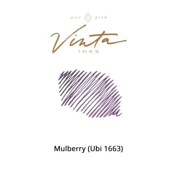 Vinta Inks 30ml Ink Bottle Mulberry (Ubi 1663) — cap detail